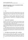 19 PROVOZNÍ ZKOUŠKY ULTRAVYSOKOHODNOTNÉHO BETONU V PREFABRIKACI